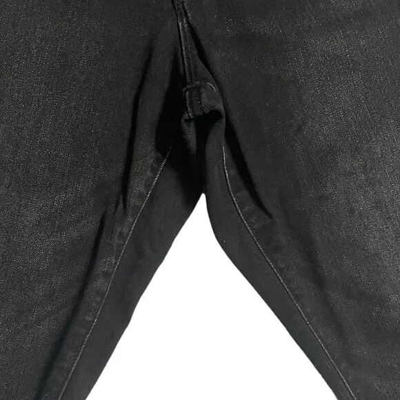 Athleta Sculptek Ultra Skinny Jeans, Size 4P. Grey Carbon Wash, near black. Zip - Picture 5 of 16